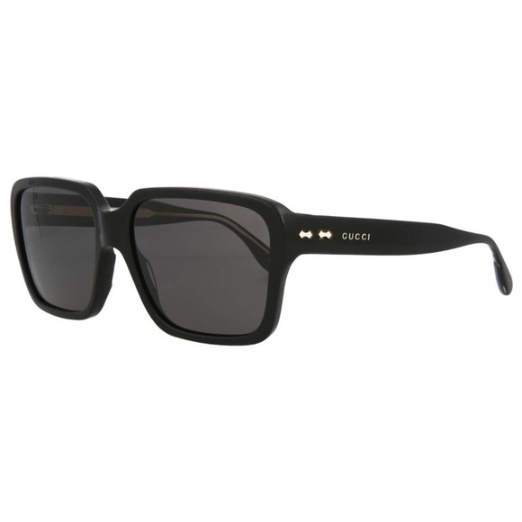 NEW AUTHENTIC GUCCI BLACK SUNGLASSES GUCCI BLACK UNISEX EYEWEAR - Picture 3 of 6